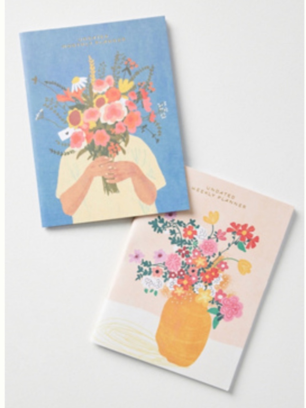 NWT set of 2 Anthropologie undated planner includes both weekly and monthly